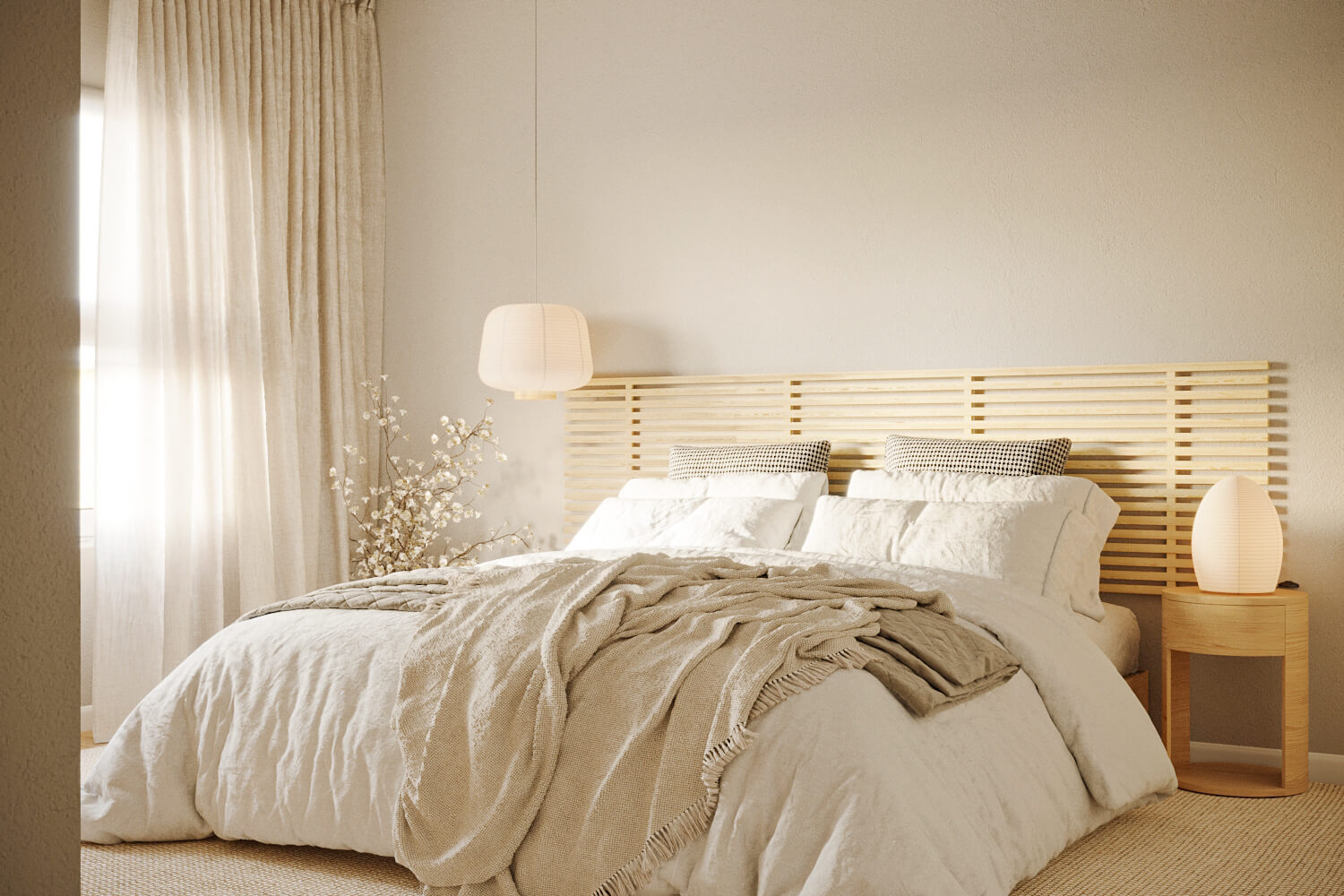 Christopher Hudson project — living room and bedroom